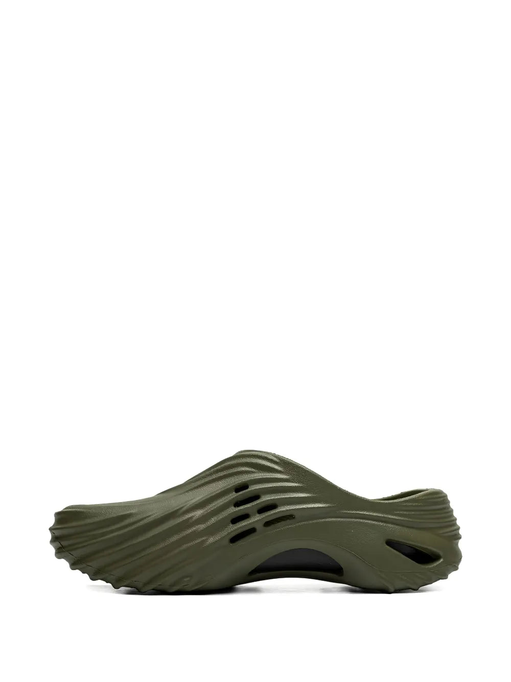 Exclusive Crocs Echo Wave Slip-On Sneakers — Green — Size US M 9.5 - US W 11 — Side View
