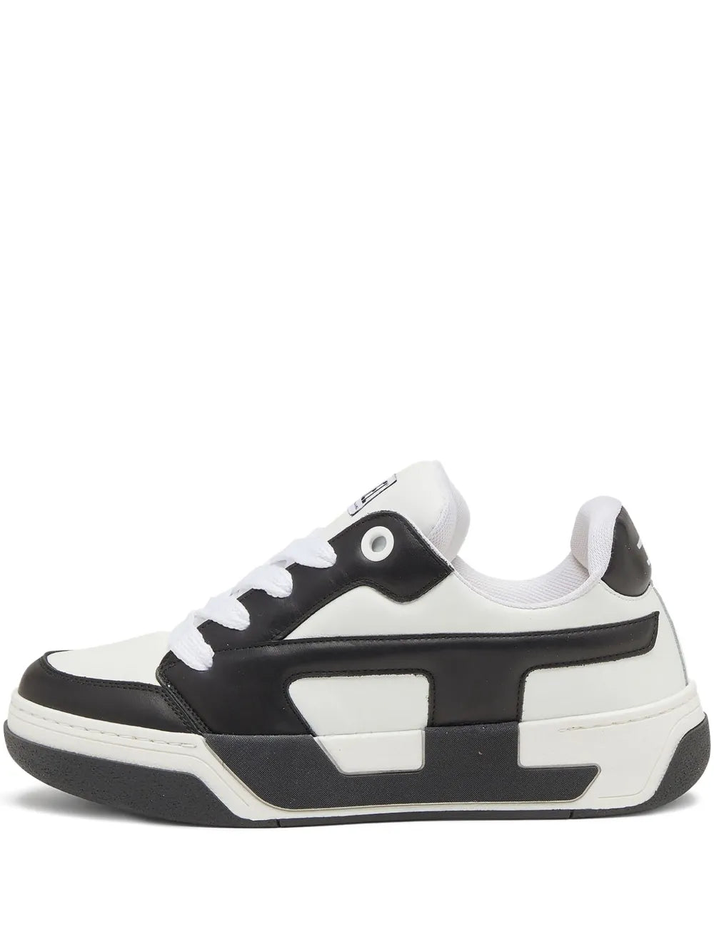 Exclusive Diesel S-D-Ollie Low Sneakers — White / Black — Size US M 10.5 - US W 12 — Front View