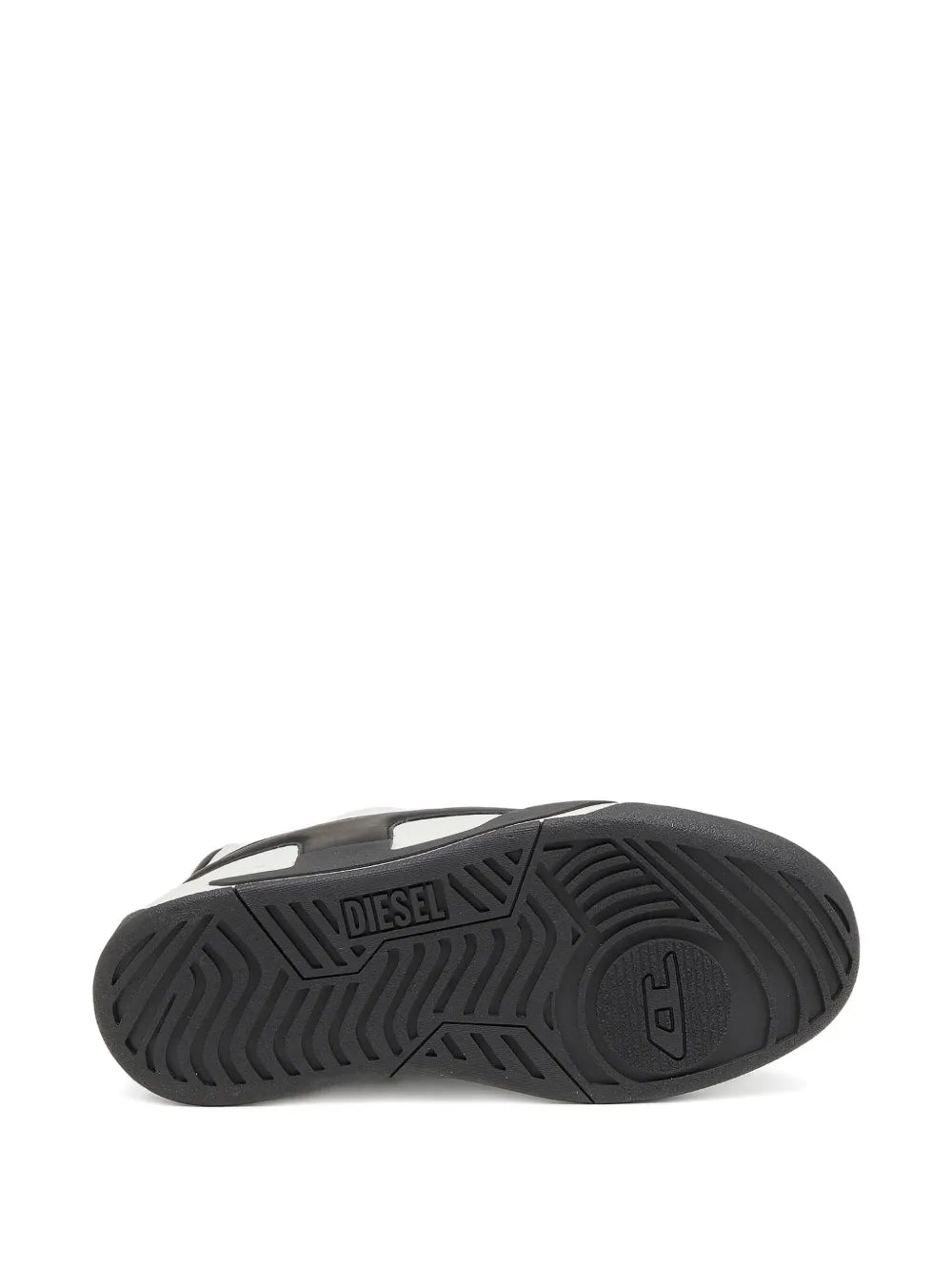 Exclusive Diesel S-D-Ollie Low Sneakers — White / Black — Size US M 10.5 - US W 12 — Detail View
