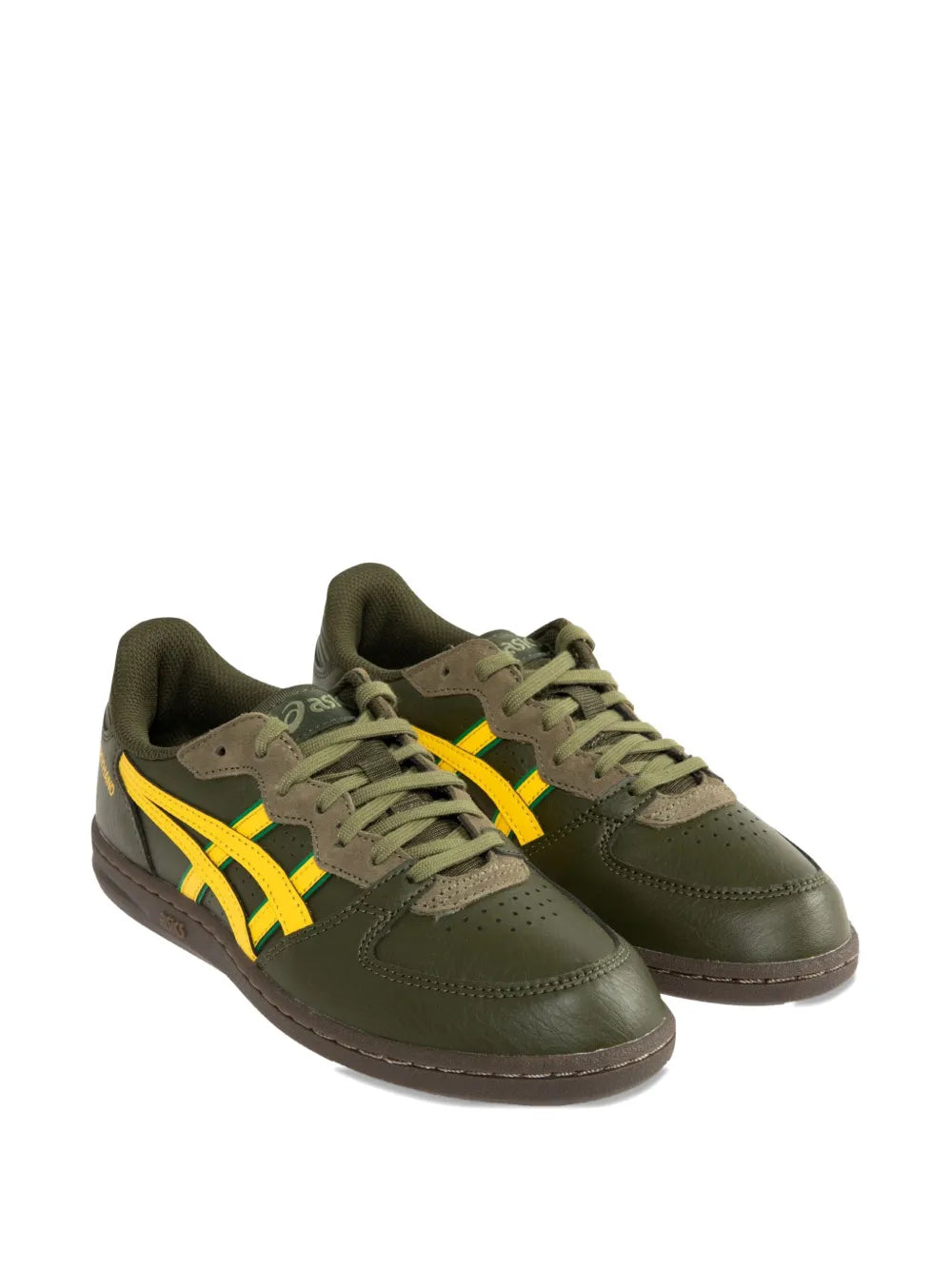 Exclusive Asics Skyhand Og Sneakers — Olive — Size US M 5 - US W 6.5 — Side View