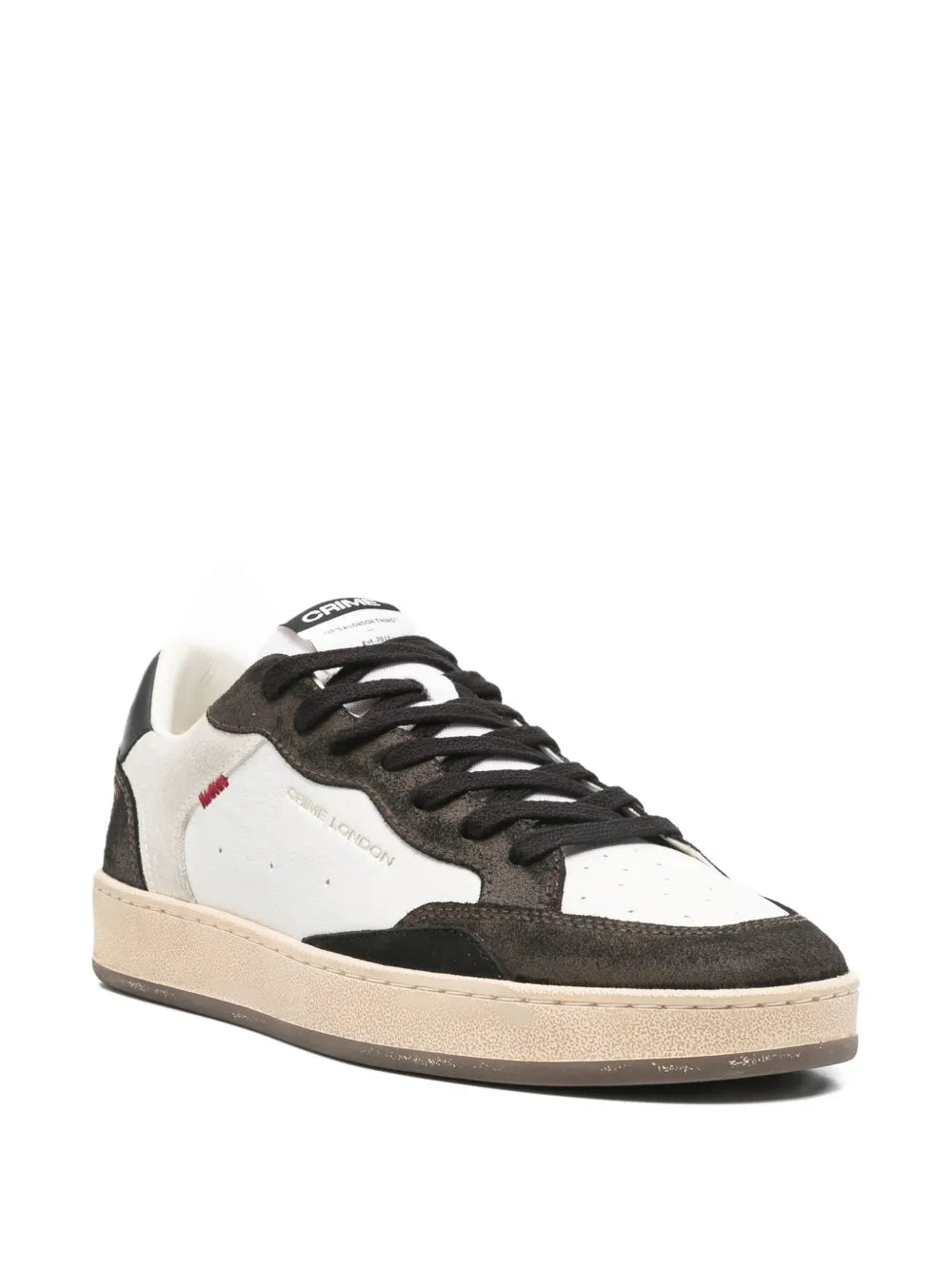 Exclusive Crime London Chelsea Sneakers — White — Size US M 8 - US W 9.5 — Side View