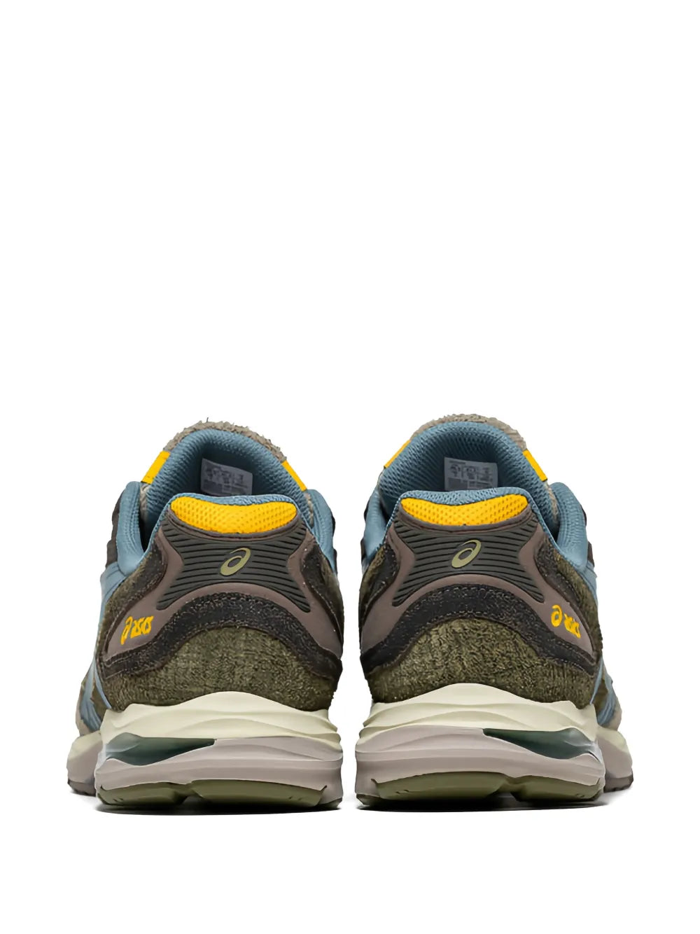 Exclusive Asics Gel-K1011 Sneakers — Green / Blue — Size US M 11.5 - US W 13 — Side View