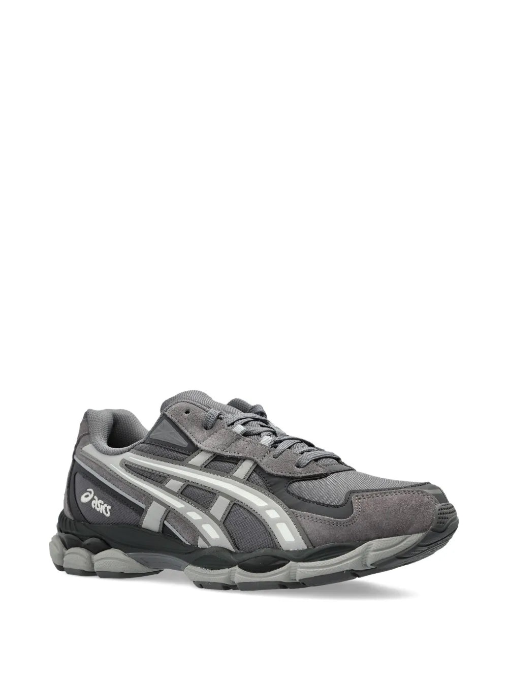 Exclusive Asics Gel-Nyc 2055 Suede Sneakers — Grey — Size US M 7.5 - US W 9 — Side View