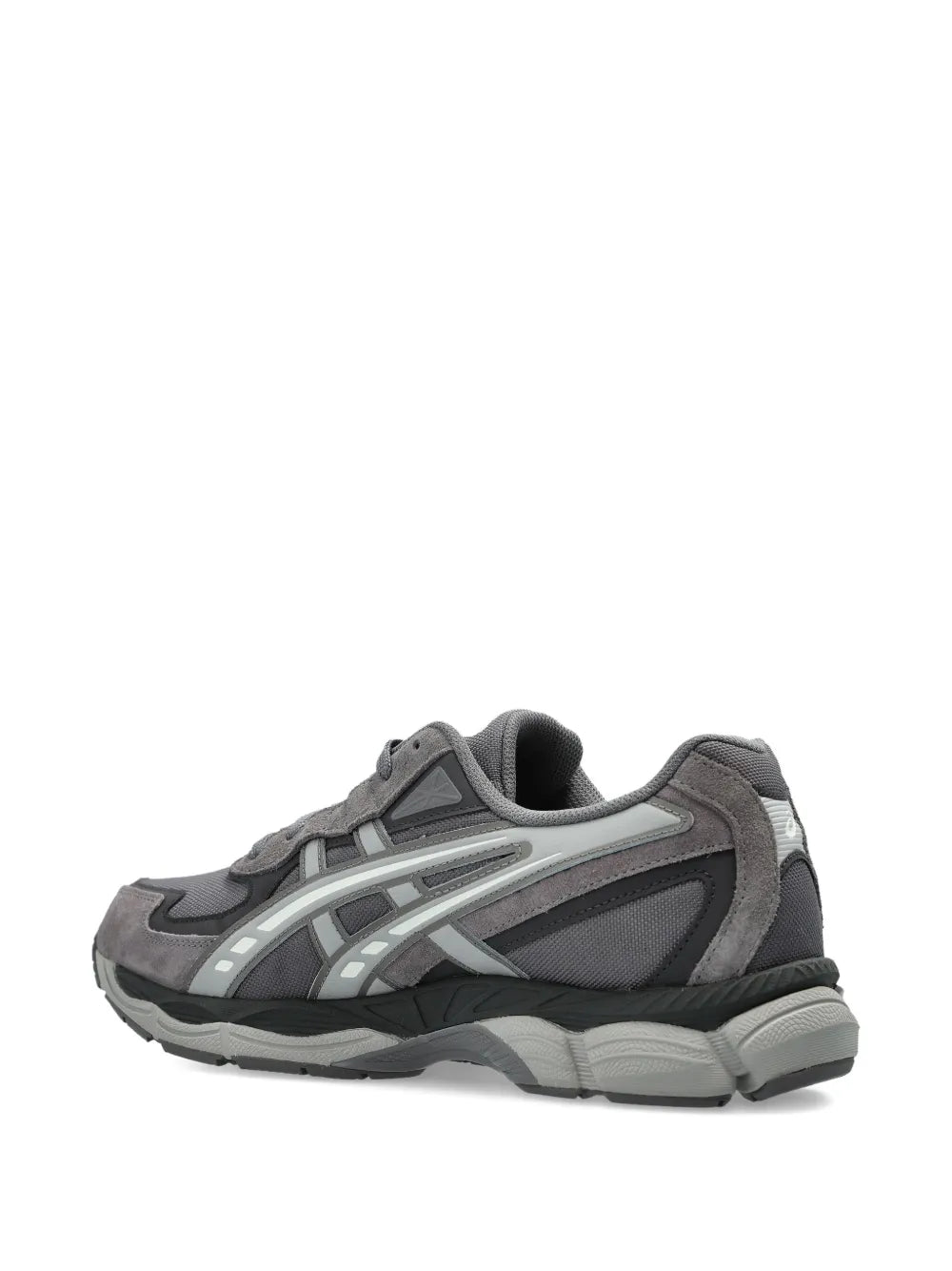 Exclusive Asics Gel-Nyc 2055 Suede Sneakers — Grey — Size US M 7.5 - US W 9 — Top View