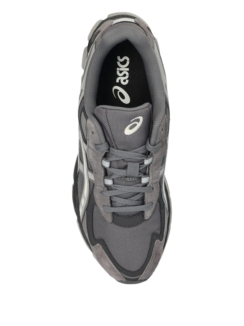 Exclusive Asics Gel-Nyc 2055 Suede Sneakers — Grey — Size US M 7.5 - US W 9 — Back View