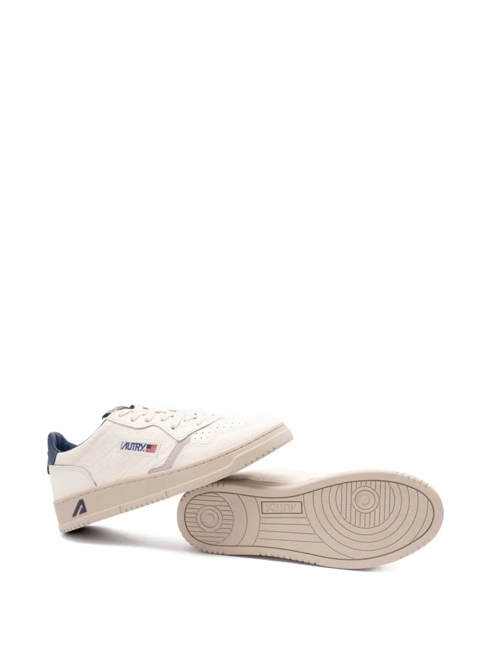 Exclusive Autry Medalist Sneakers — Light Beige — Size US M 7 - US W 8.5 — Detail View
