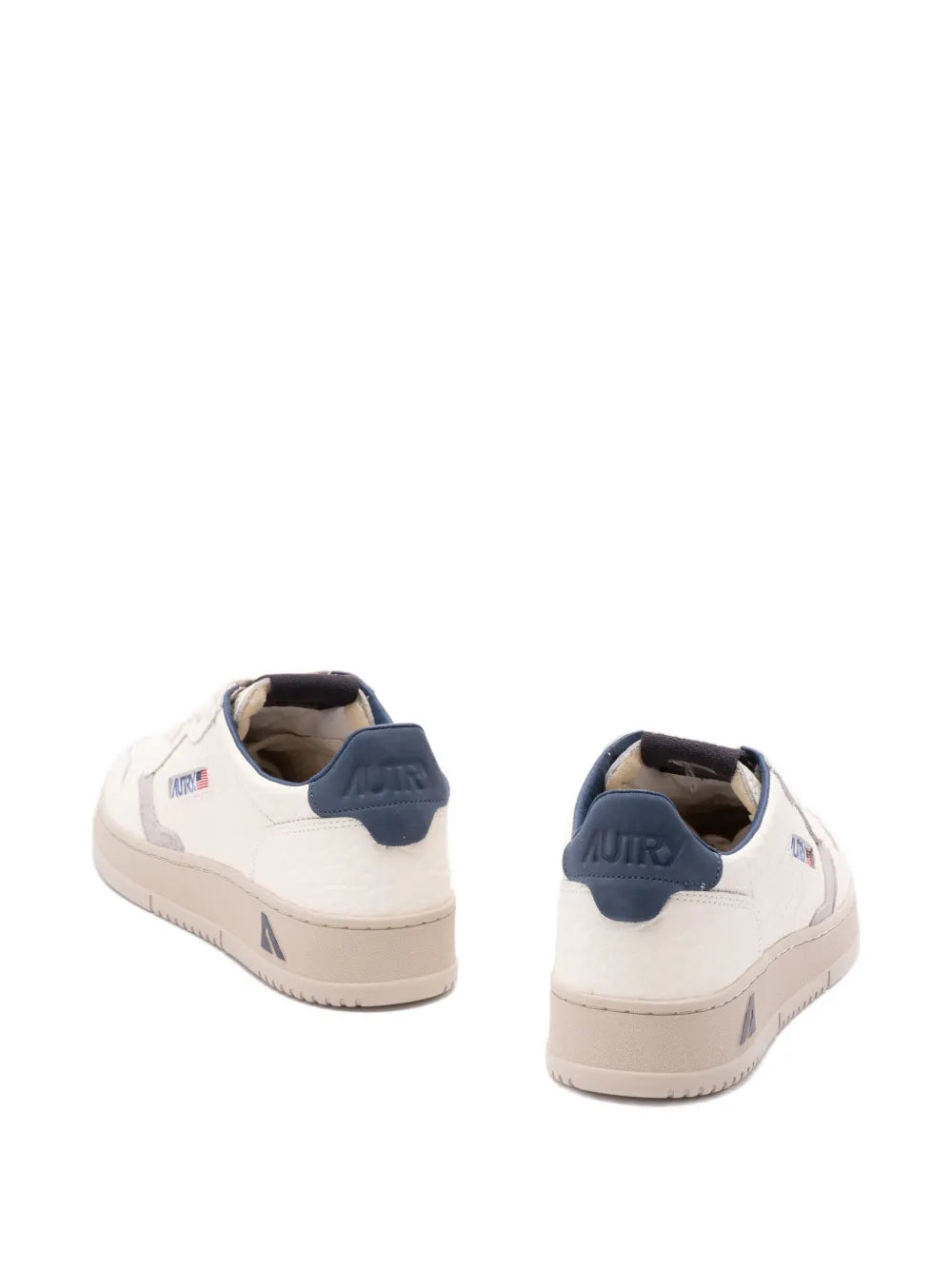Exclusive Autry Medalist Sneakers — Light Beige — Size US M 7 - US W 8.5 — Side View