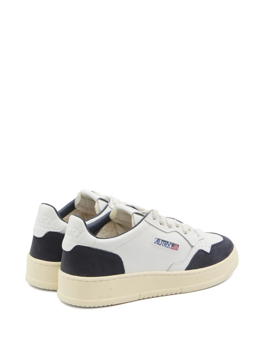 Exclusive Autry 35Mm Medalist Perforated Sneakers — White — Size US M 11.5 - US W 13 — Top View