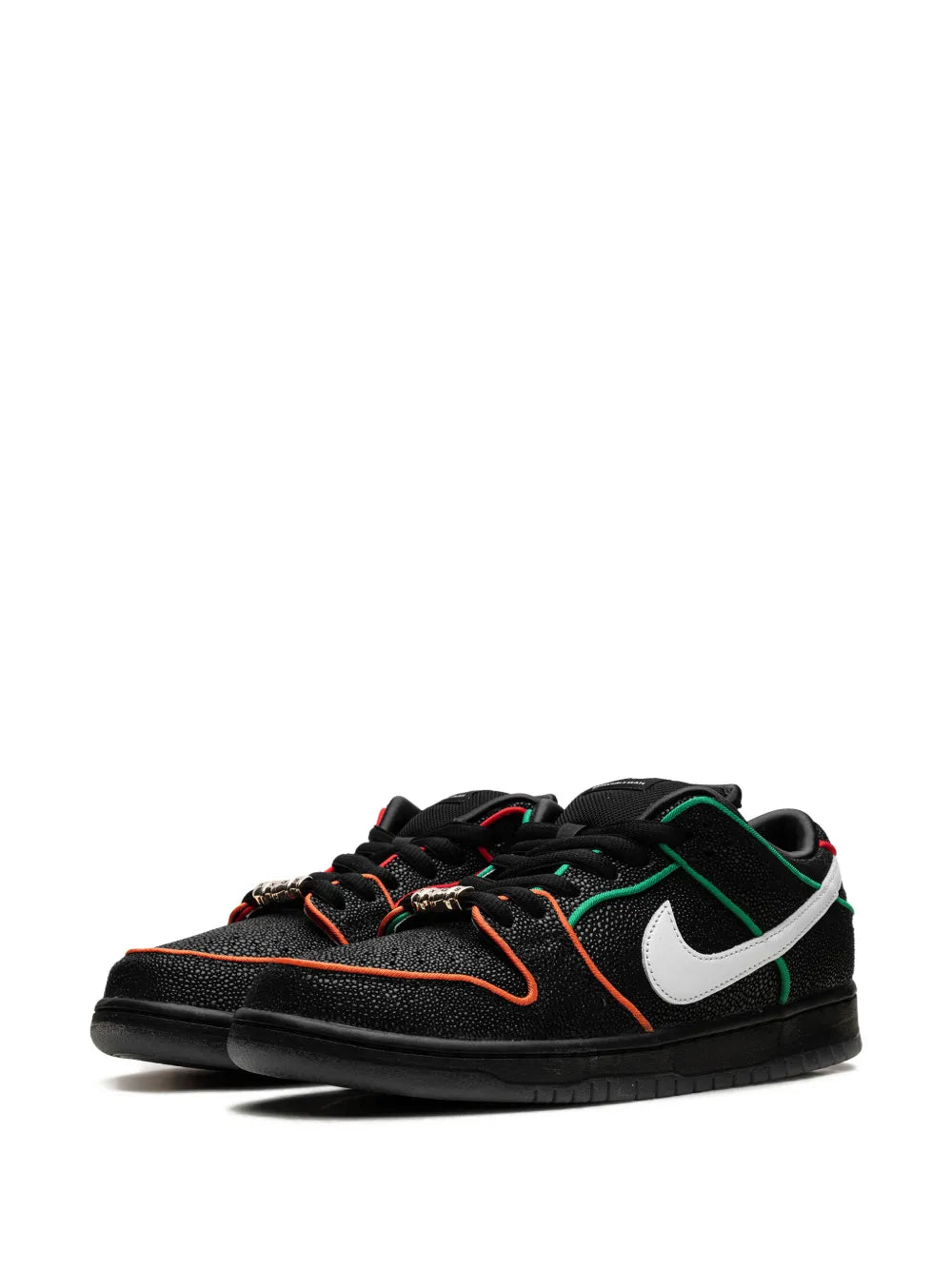 Exclusive Nike X Bronx Girls Skate Sb Dunk Low Sneakers — Black — Size US M 9 - US W 10.5 — Alternate View 7