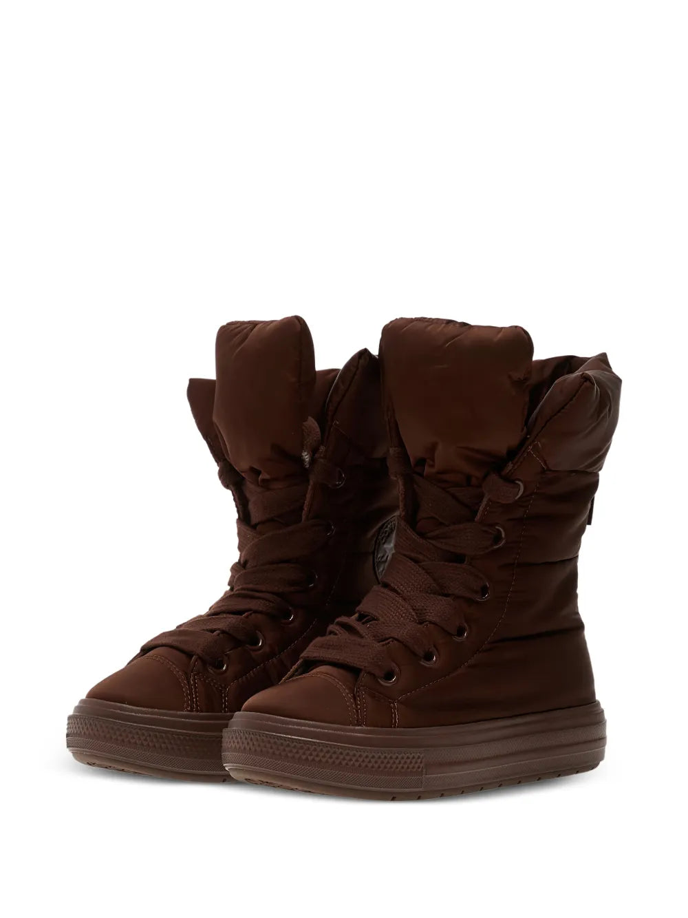 Exclusive Converse Chuck Taylor All Star Elements Boots — Brown — Size US M 3.5 - US W 5 — Side View