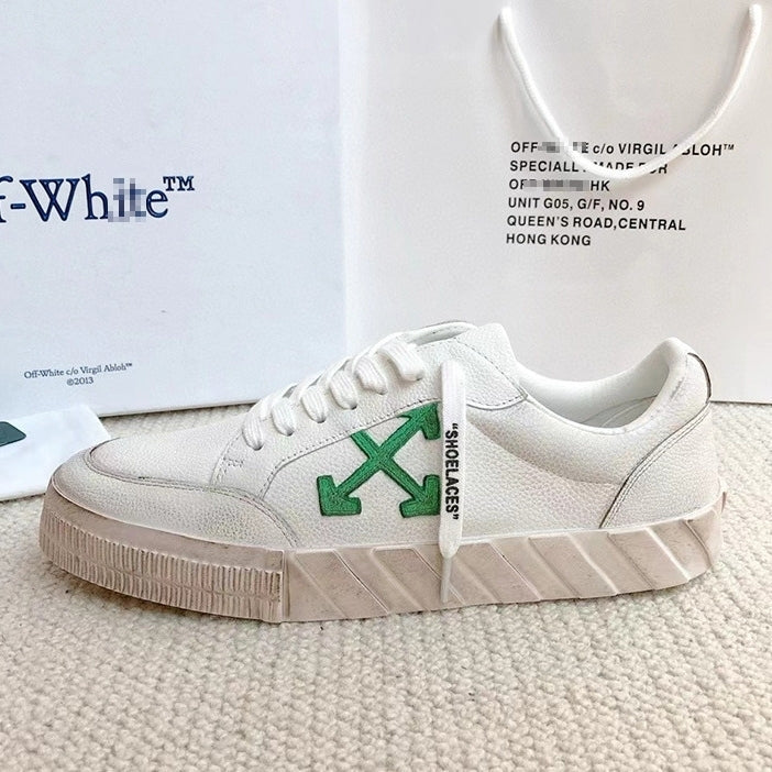 Exclusive Off-White  sneakers #61 — White-Green Label — Size 36 — Alternate View 11