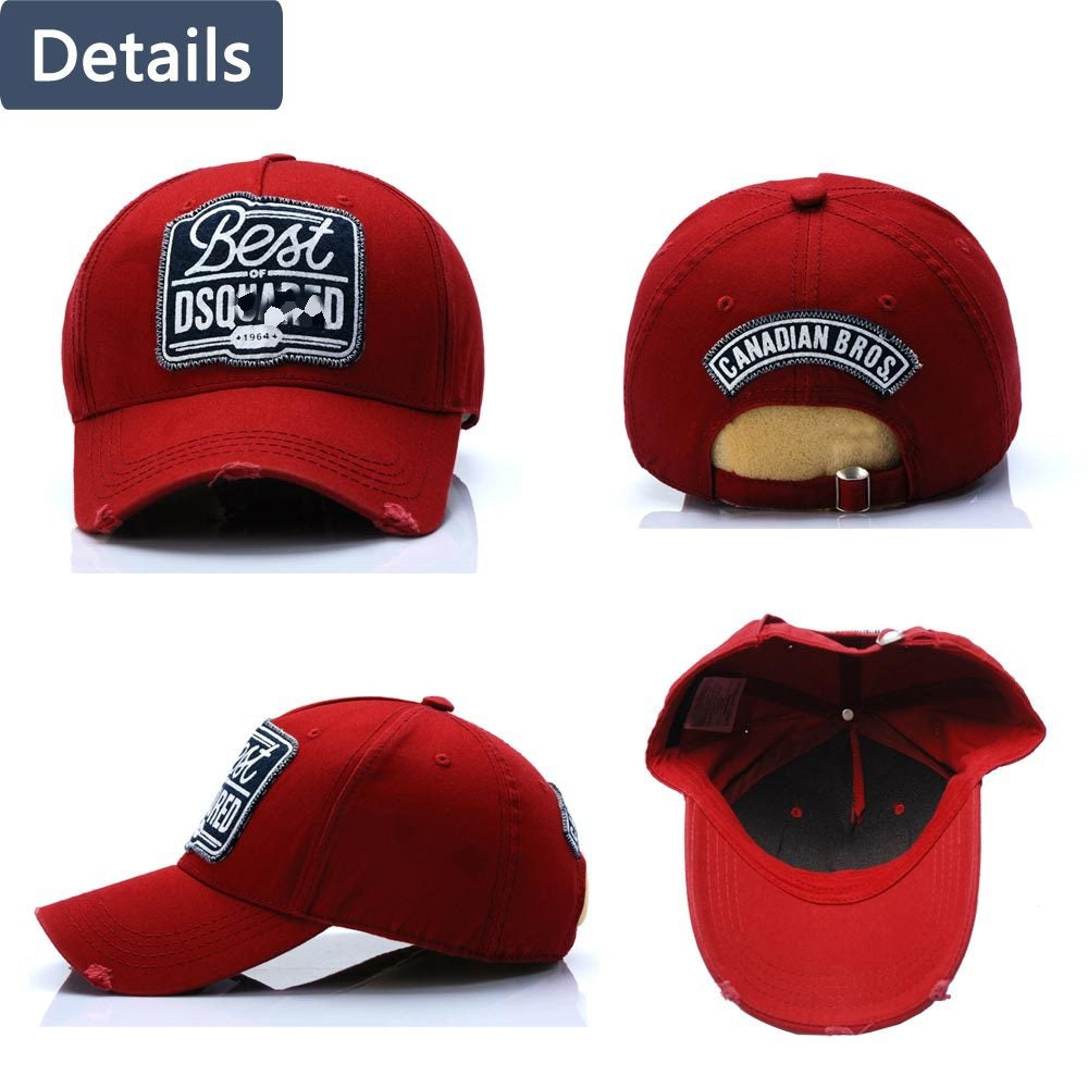 Exclusive dsquared2 2026 Man Hat — Red — Top View
