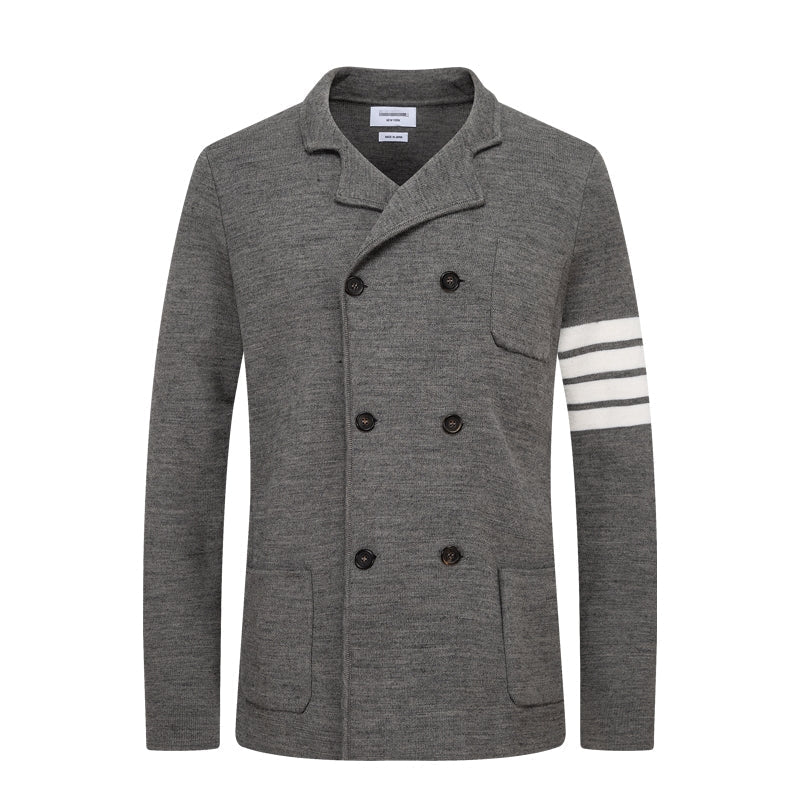 Exclusive Thom Browne 2025ss Wool Coat — Gray — Size 1/M — Top View