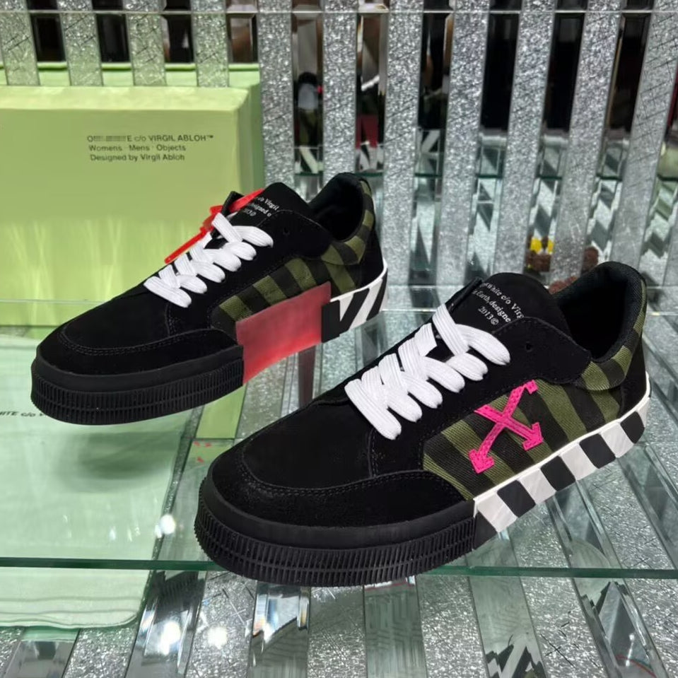 Exclusive Off-White  sneakers #62 — Black-yellow — Size 36 — Alternate View 9