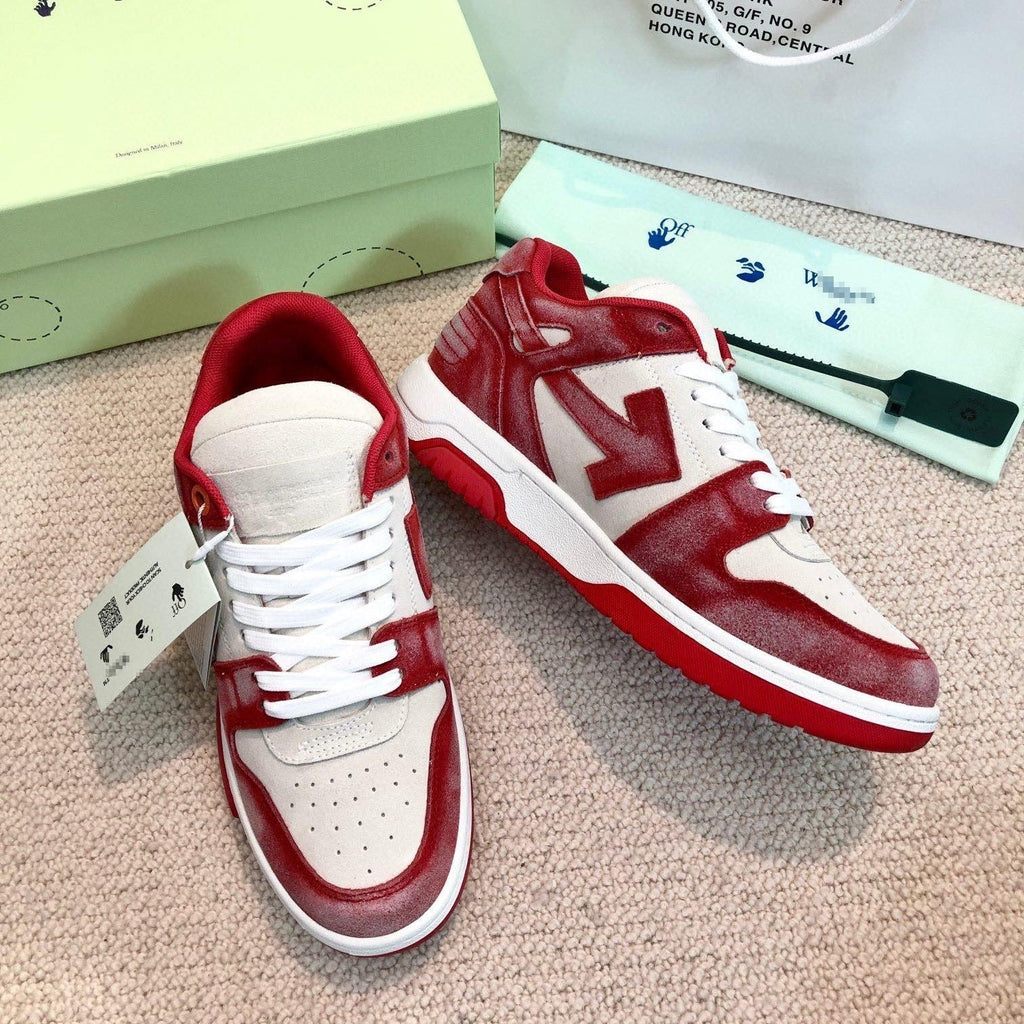 Exclusive Off-White Arrow logo Sports shoes#10 — Red — Size 36 — Alternate View 9