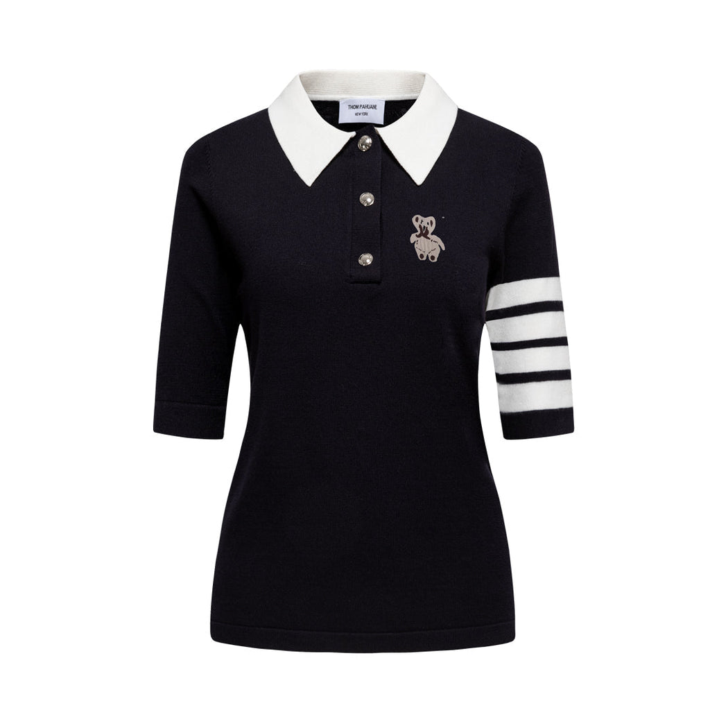 Exclusive MR.TOM  Women Bear POLO shirt — Black — Size 0/S — Alternate View 8