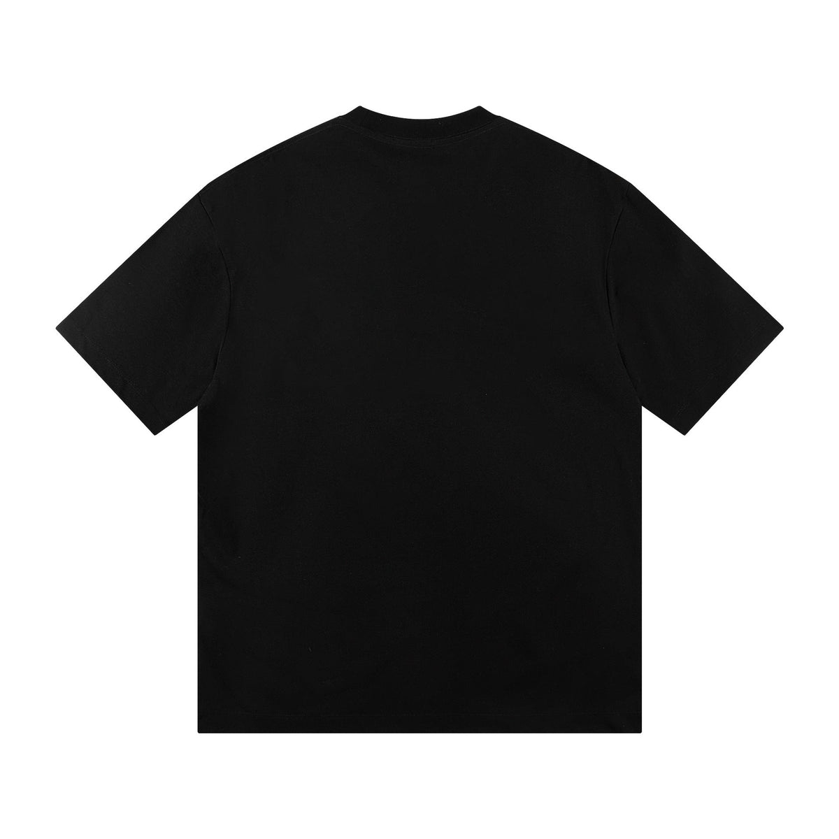 Exclusive Balenciaga  Printed logo T-shirt — Black — Size S — Back View