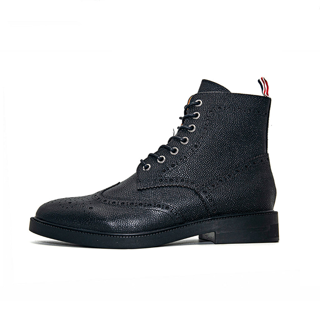 Exclusive MR.TOM High Top leather Shoe — 39 — Lifestyle View