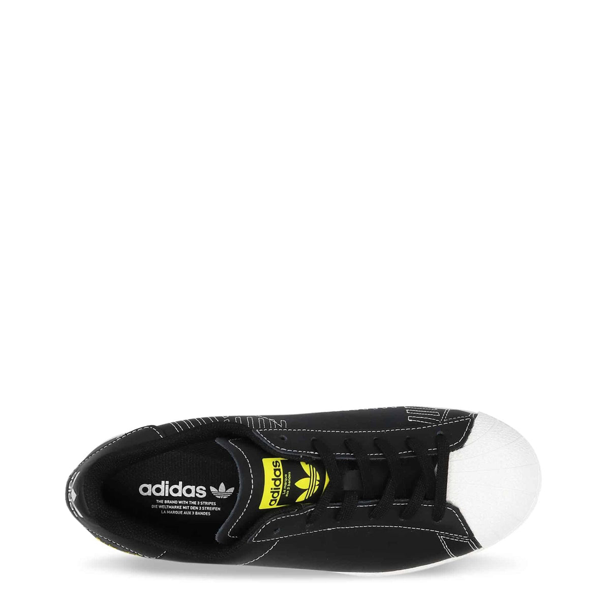 Exclusive Superstar Pure Shibuya — Core Black/White — Size UK 10.5 — Back View