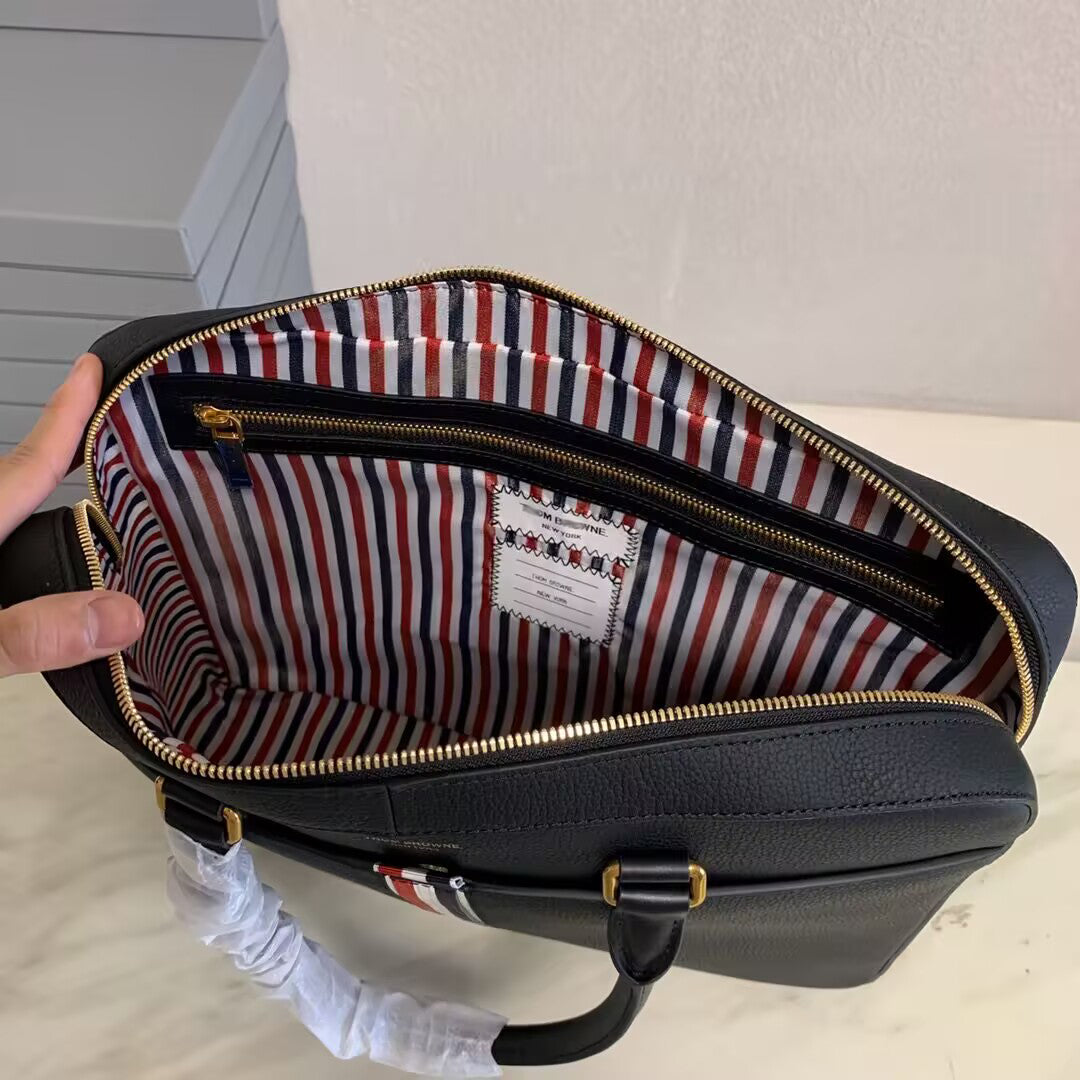 Exclusive Thom Browne Top-grade cowhide briefcase — 38CM*30CM*7CM — Alternate View 7