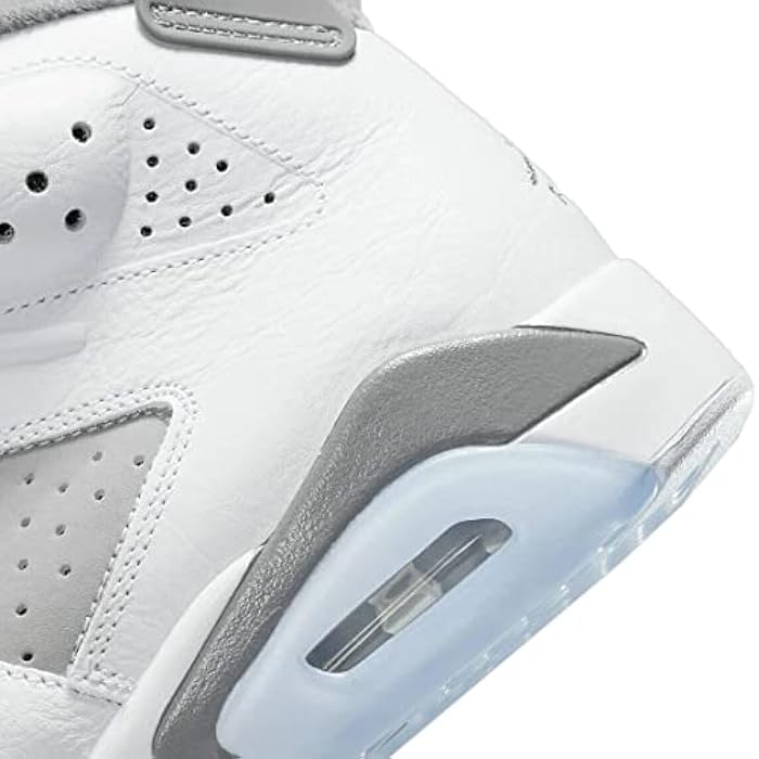 Exclusive Jordan Men's Air 6 Chrome — Ice Blue/Black-sail-white — Size US M5- UK 4.5- EUR 37 — Alternate View 25