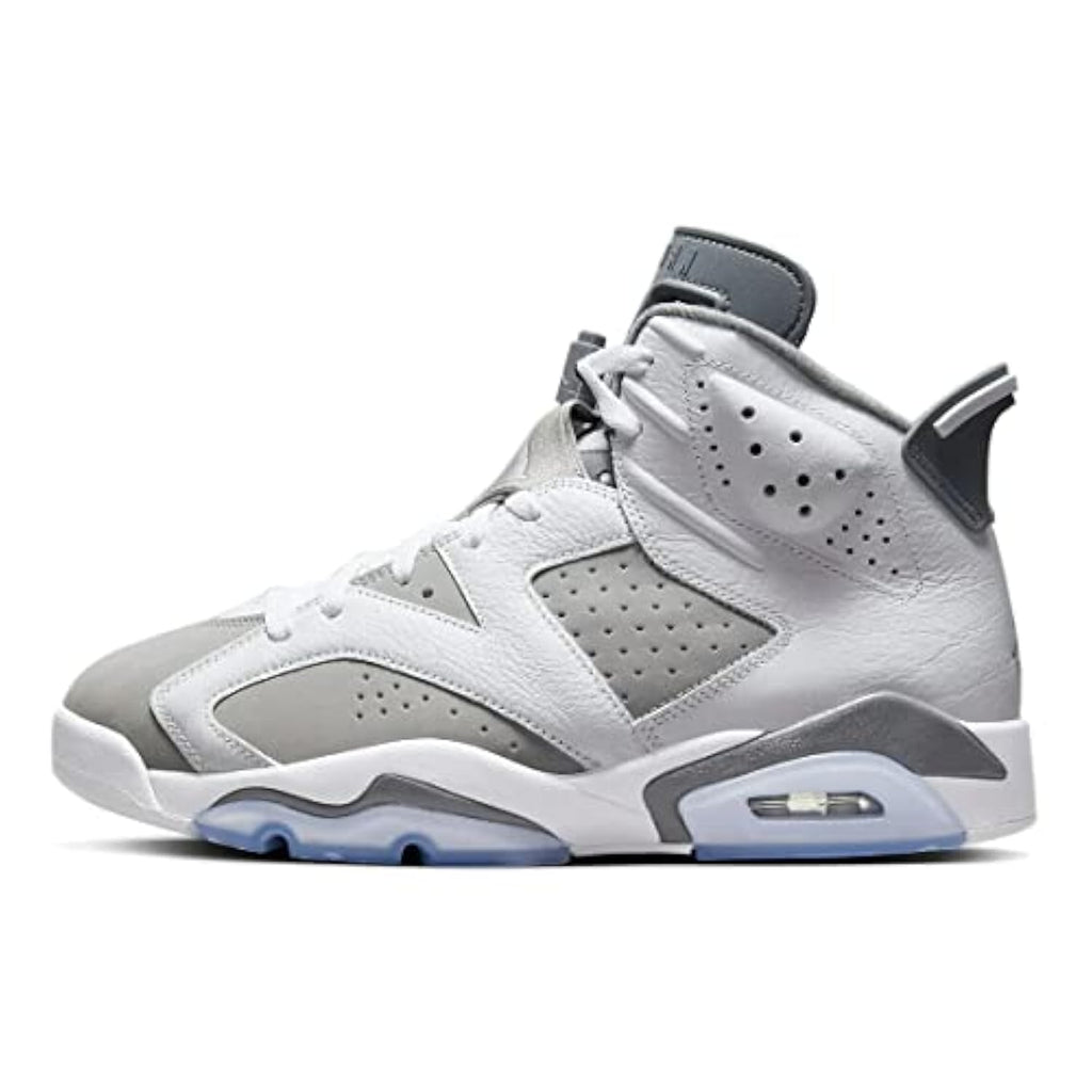 Exclusive Jordan Men's Air 6 Chrome — Ice Blue/Black-sail-white — Size US M5- UK 4.5- EUR 37 — Alternate View 20