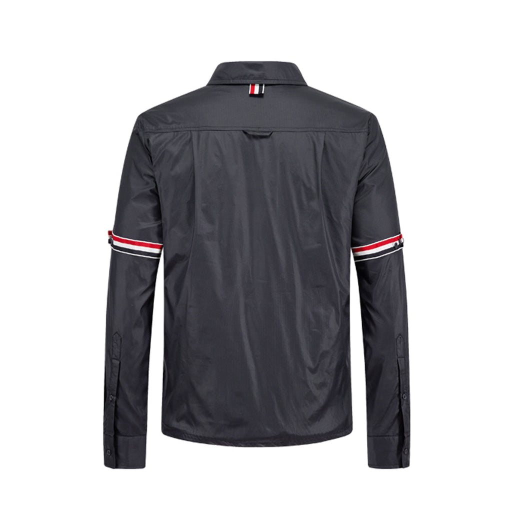 Exclusive Thom Browne  Double armband Jacket — 1/M — Size Gray — Detail View