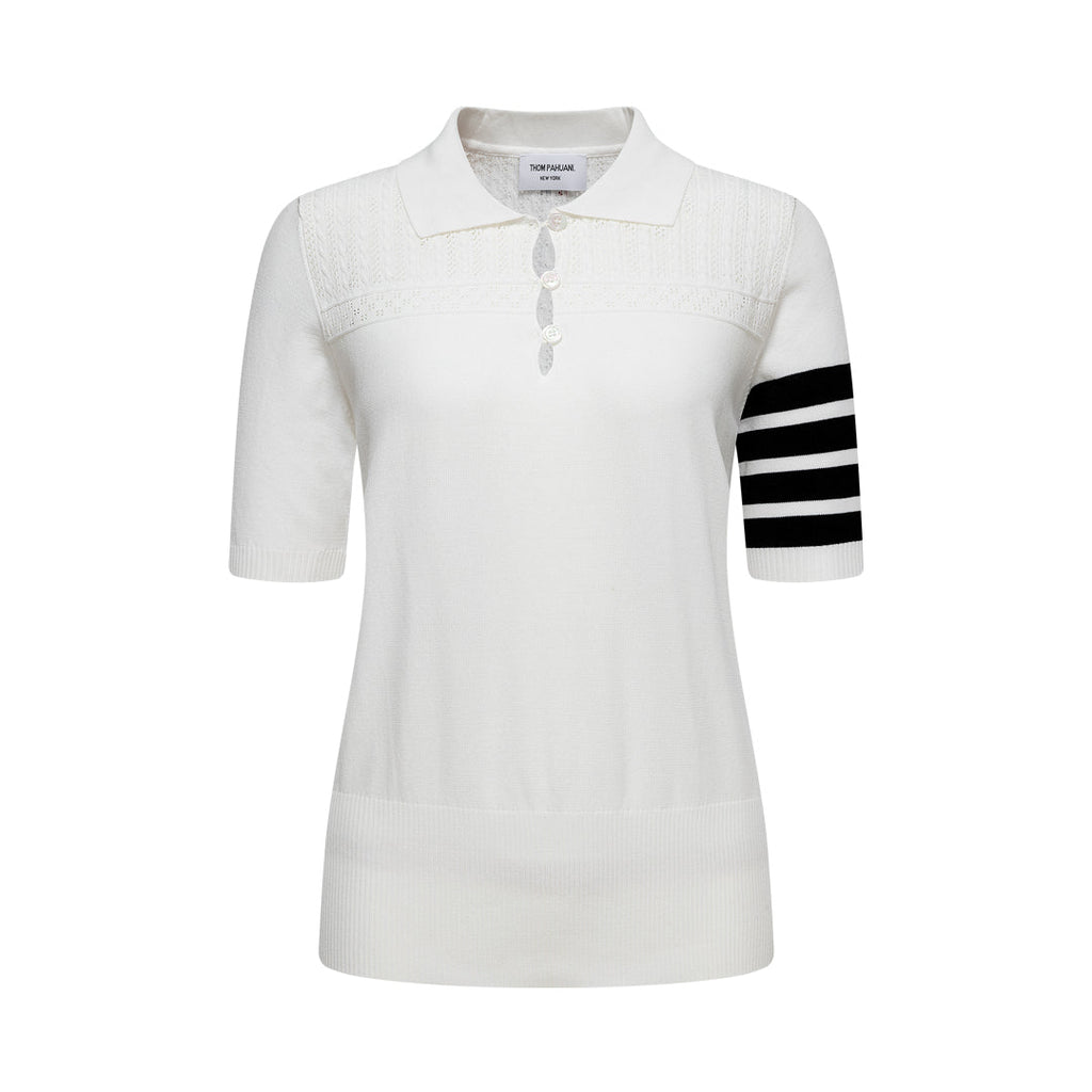 Exclusive MR.TOM  Women Bear POLO shirt — Gray — Size 0/S — Detail View