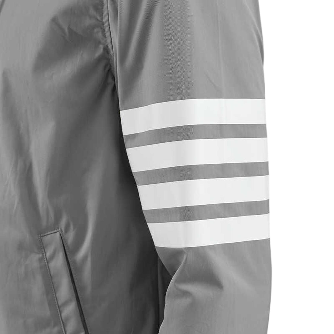 Exclusive Thom Browne 2025ss Hooded Jacket — Gray — Size 1/M — Lifestyle View