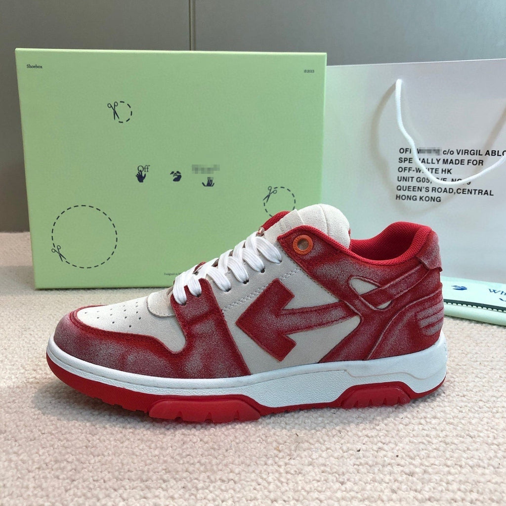 Exclusive Off-White Arrow logo Sports shoes#10 — Red — Size 36 — Alternate View 14