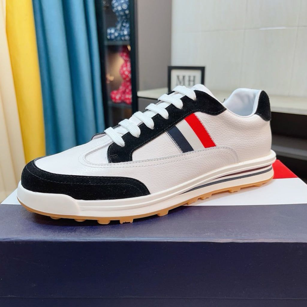 Exclusive MR.TOM 2025 Leather sneakers — 38 — Size Black — Detail View