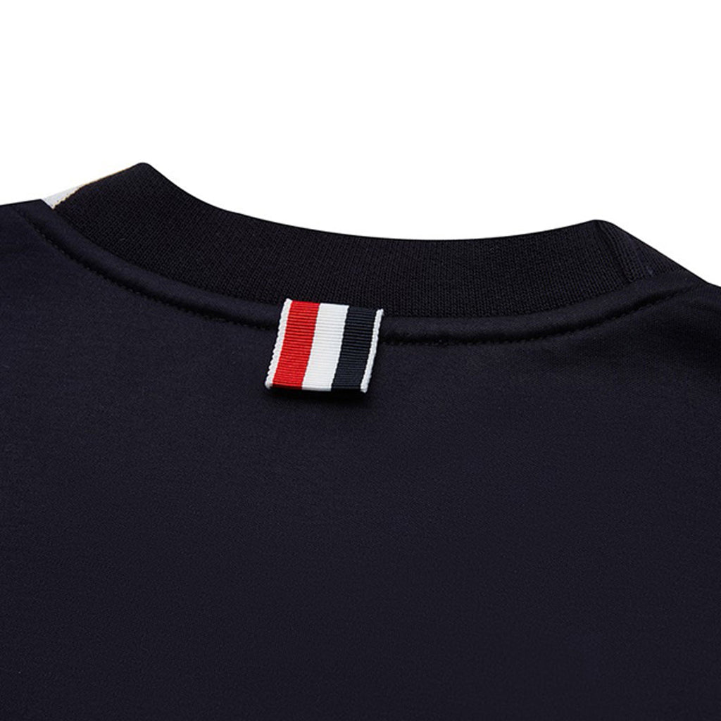 Exclusive Thom Browne 2025ss Cotton T-shirt — Blue — Size 0/S — Lifestyle View