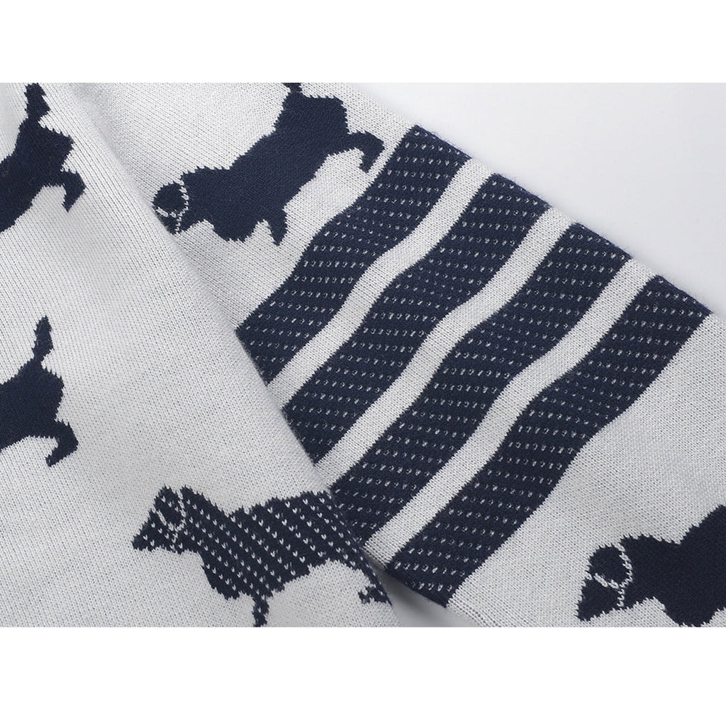 Exclusive MR.TOM  2025ss puppy sweater — White — Size 0/S — Lifestyle View