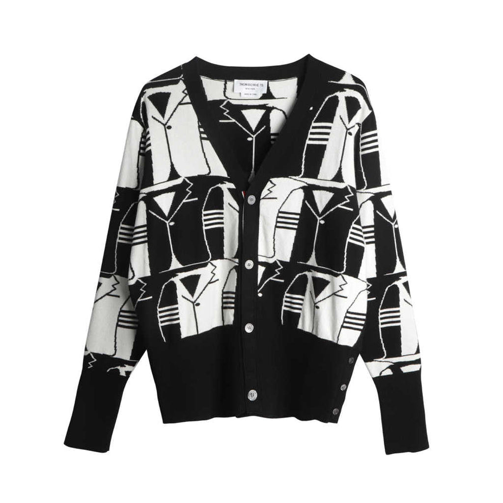 Exclusive Thom Browne Contrast color sweater — 0/S — Detail View