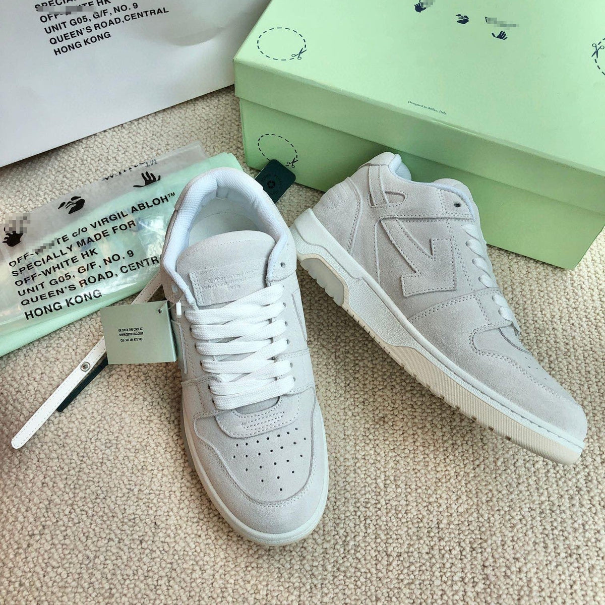 Exclusive Off-White Arrow logo Sports shoes#10 — Red — Size 36 — Alternate View 7