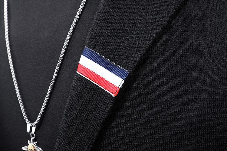 Exclusive Thom Browne 2025 Man Cardigan — 1/M — Lifestyle View