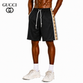 Exclusive Gucci Double G Monogram Tape Shorts — XS — Front View