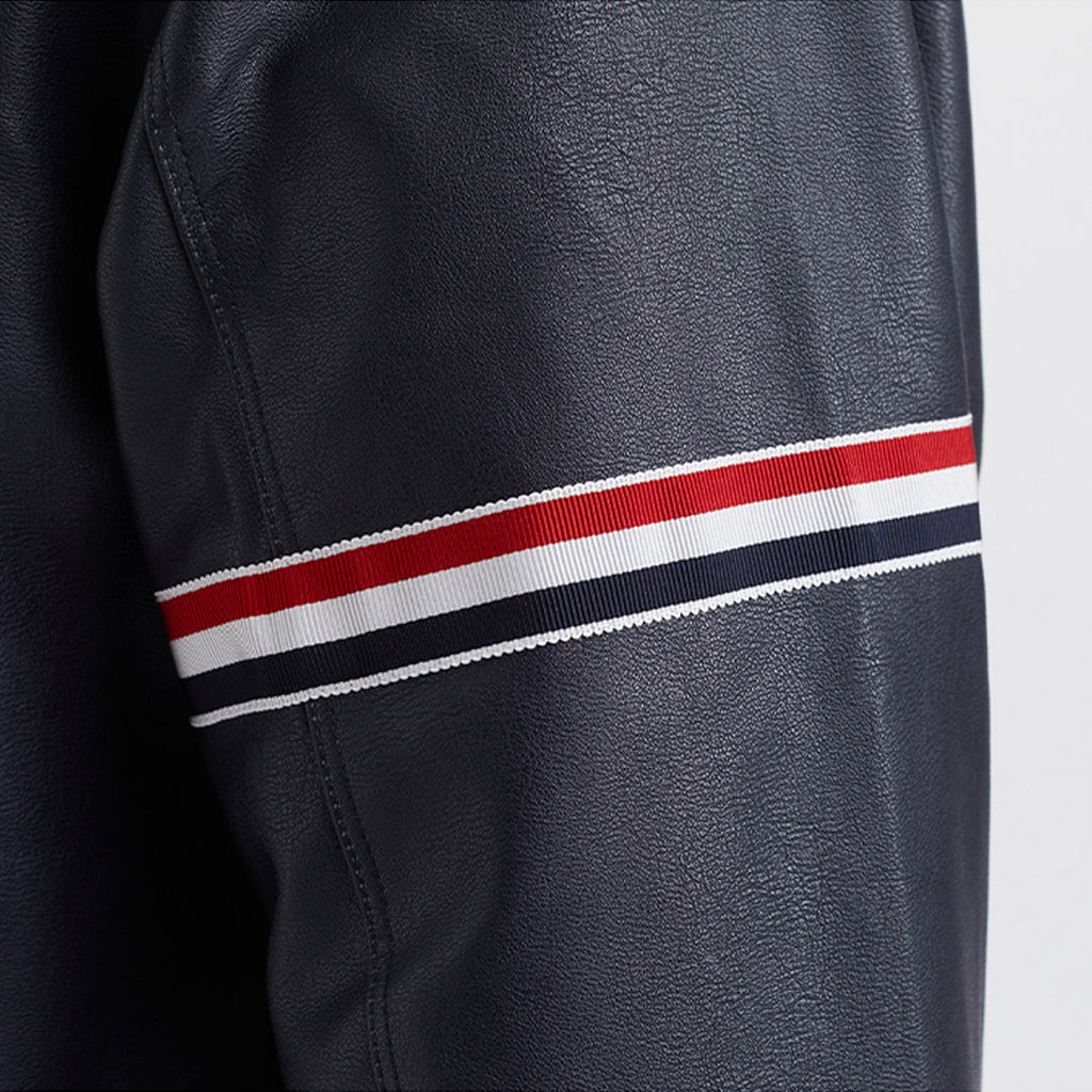 Exclusive Thom Browne 2025ssLeather Jacket — Gray — Size 1/M — Alternate View 7