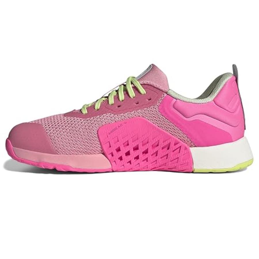 Exclusive Women's Dropset 3 Shoes — Semi Pink Spark/Iron Metallic/Silver Dawn — Size US W5 - EUR 36 - UK 3.5 — Top View