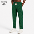 Exclusive Gucci GG Monogram Jacquard Jogger Pants — S — Front View