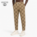 Exclusive Gucci GG Monogram Jogger Pants — S — Front View