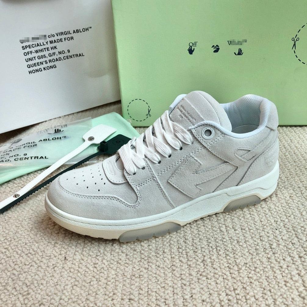 Exclusive Off-White Arrow logo Sports shoes#10 — Red — Size 36 — Detail View
