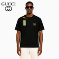 Exclusive Gucci GG Embroidered Logo T-Shirt — White — Size XS — Front View