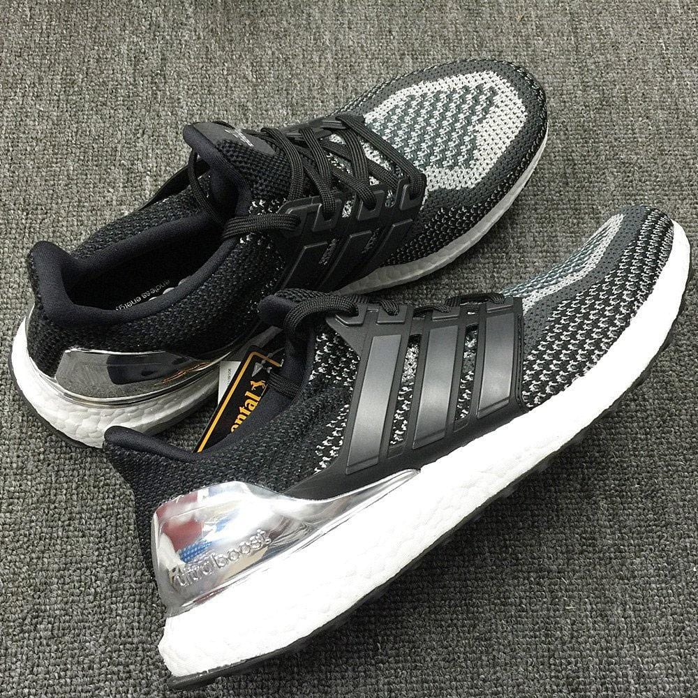 Exclusive Adidas Ultra Boost LTD Olympic Pack Silver — UK 3.5 | EU 36 | US 4 — Back View