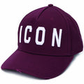 Exclusive DSQUARED2 Icon Baseball Cap Dark Red — Front View