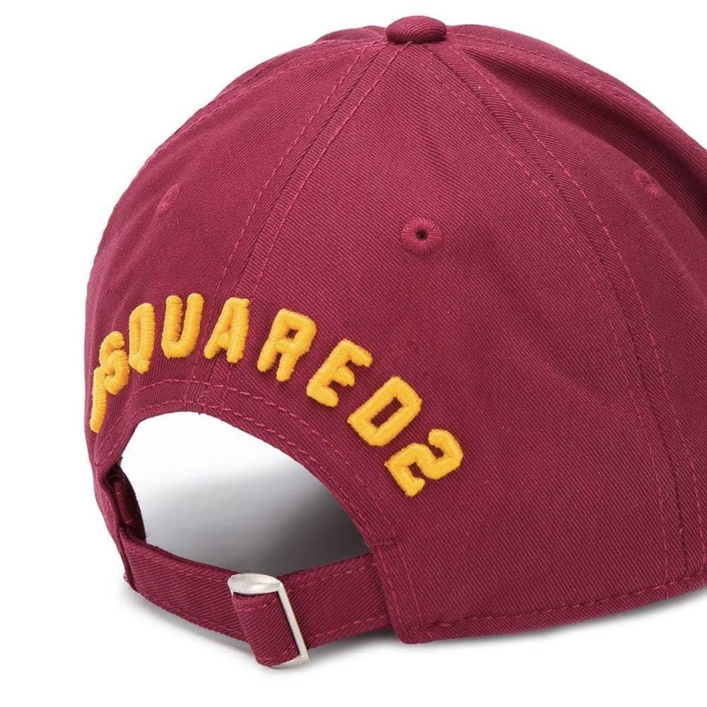 Exclusive DSQUARED2 Icon Baseball Red-Yellow — Side View