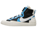 Exclusive Sacai x Nike Blazer Mid 'Black Blue' — UK 3 | EU 35.5 | US 3.5 — Front View