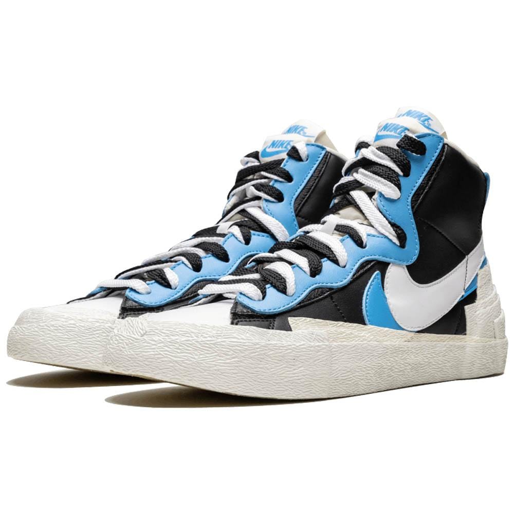 Exclusive Sacai x Nike Blazer Mid 'Black Blue' — UK 3 | EU 35.5 | US 3.5 — Side View