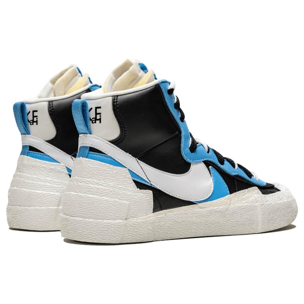 Exclusive Sacai x Nike Blazer Mid 'Black Blue' — UK 3 | EU 35.5 | US 3.5 — Back View