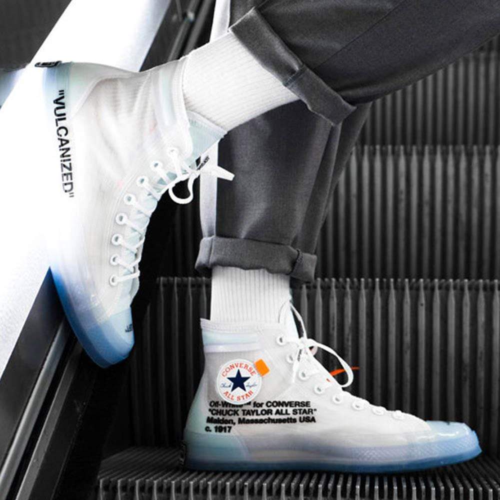 Exclusive Off-White x Converse Chuck Taylor All Star — 5.5 UK | 39 EU — Lifestyle View